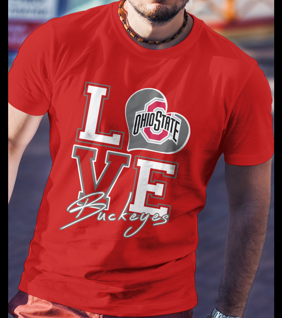 LOVE Ohio State Buckeyes T-Shirt