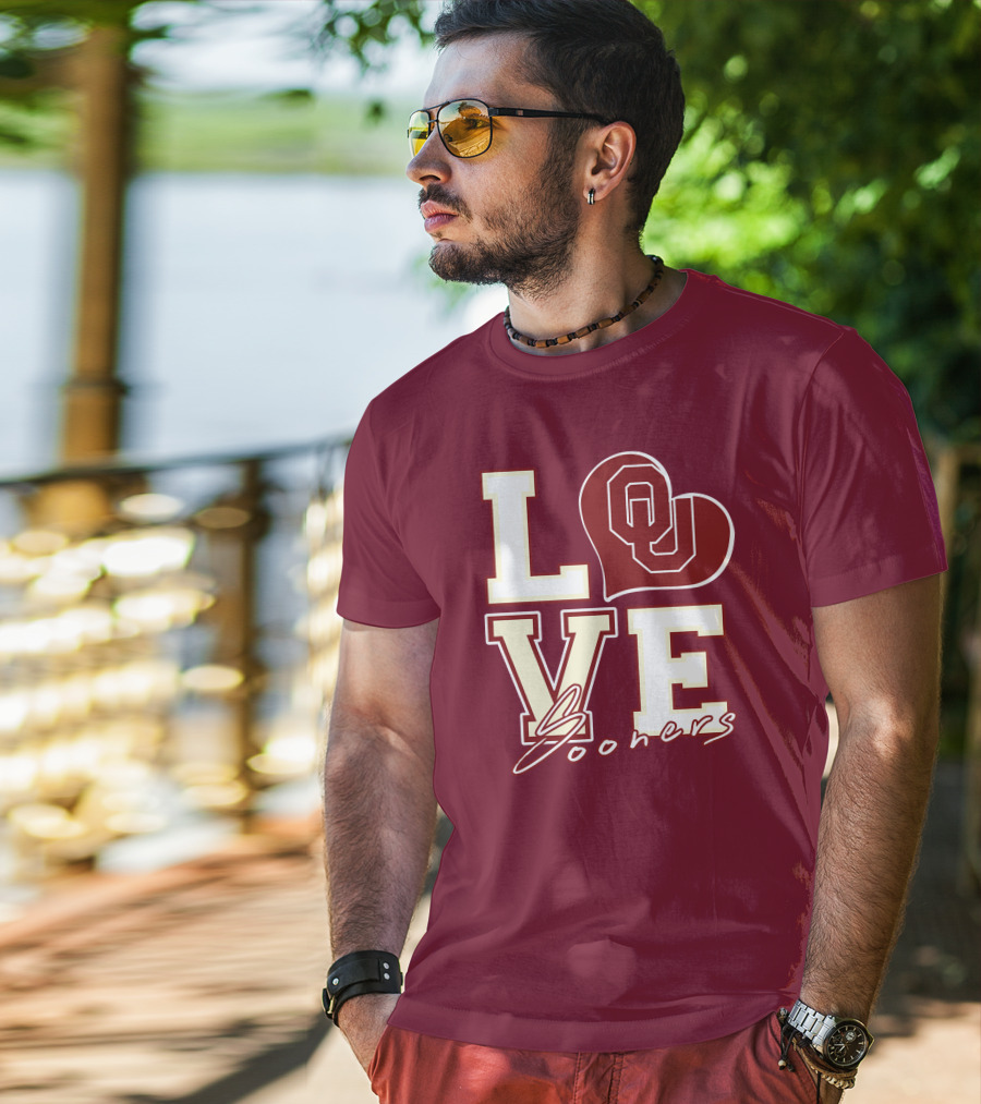 Love OU Heart Sooners T-Shirt