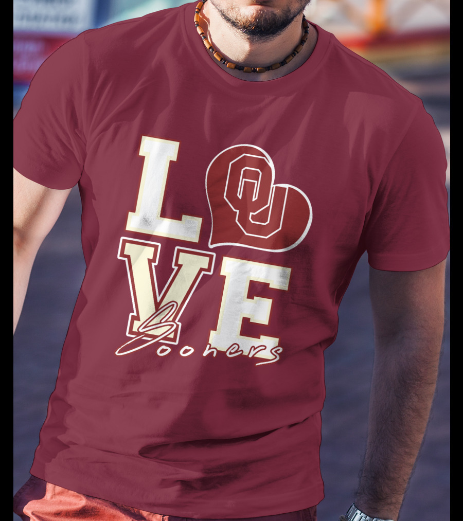Love OU Heart Sooners T-Shirt