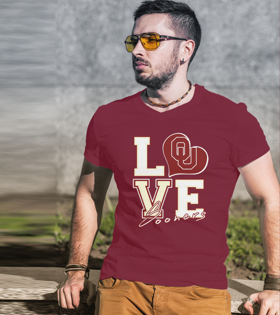 Love OU Heart Sooners T-Shirt