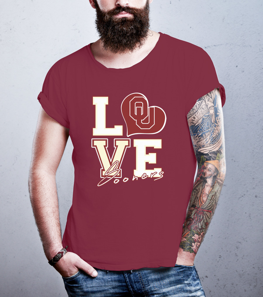 Love OU Heart Sooners T-Shirt
