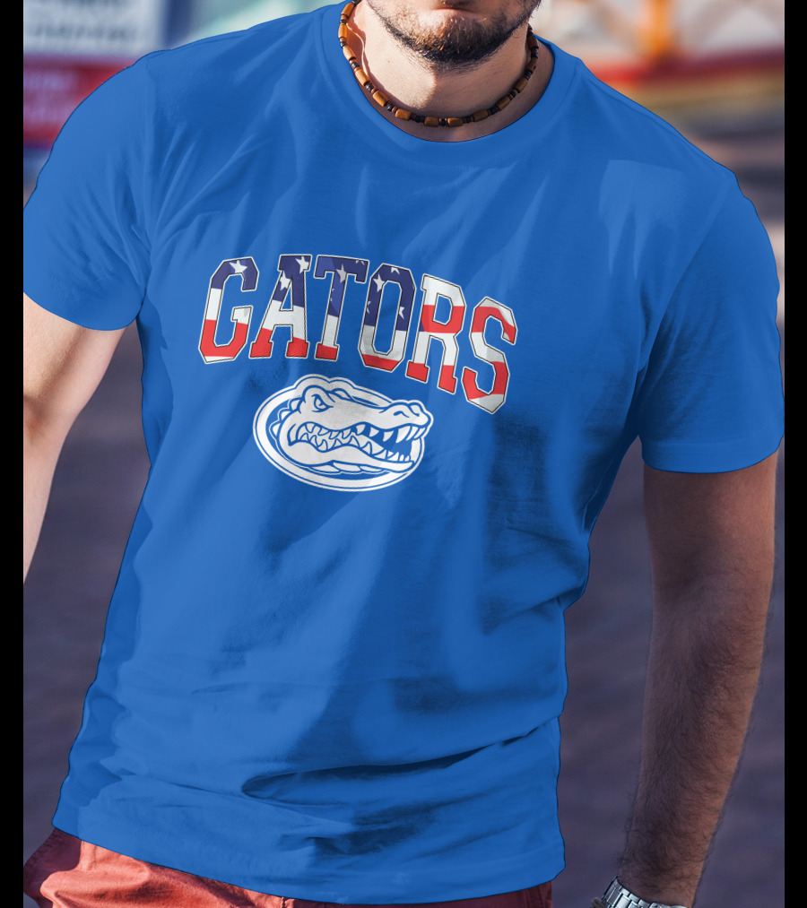 Gators American Flag T-Shirt