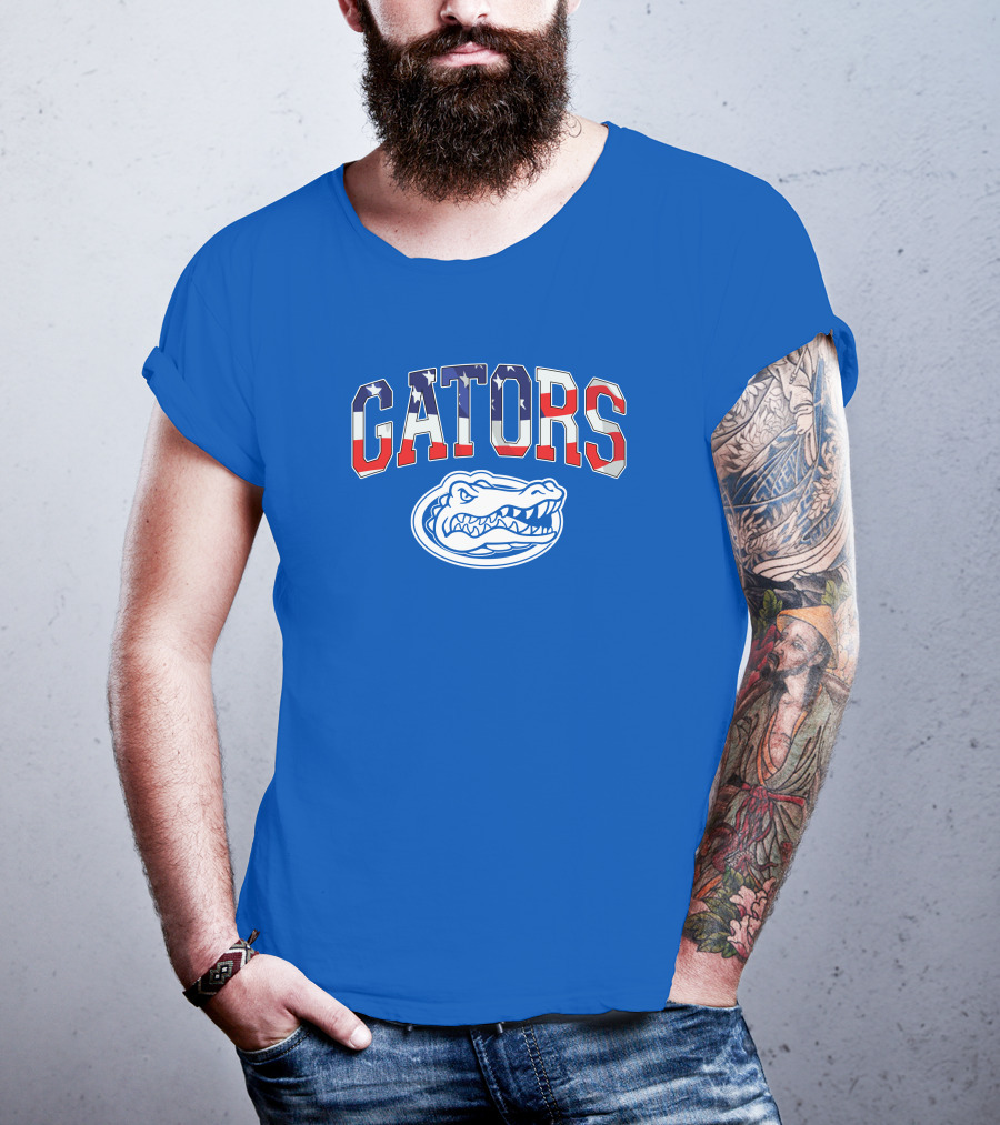 Gators American Flag T-Shirt