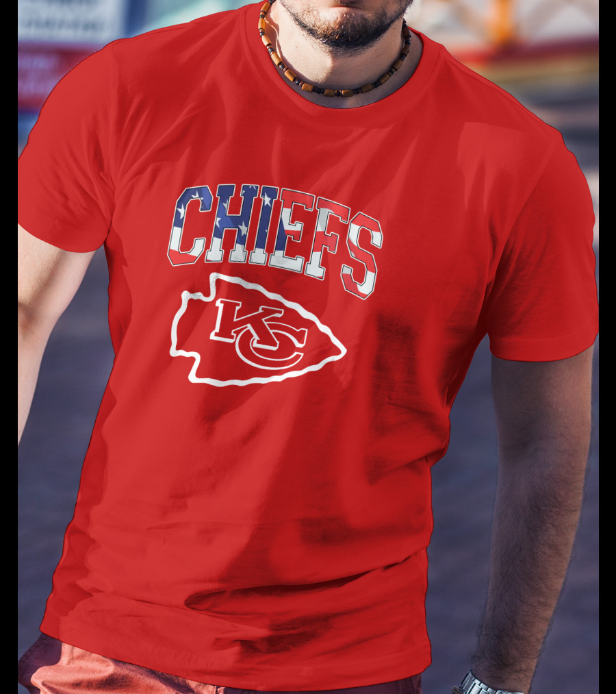 Chiefs Kc Kansas City American Flag T-Shirt