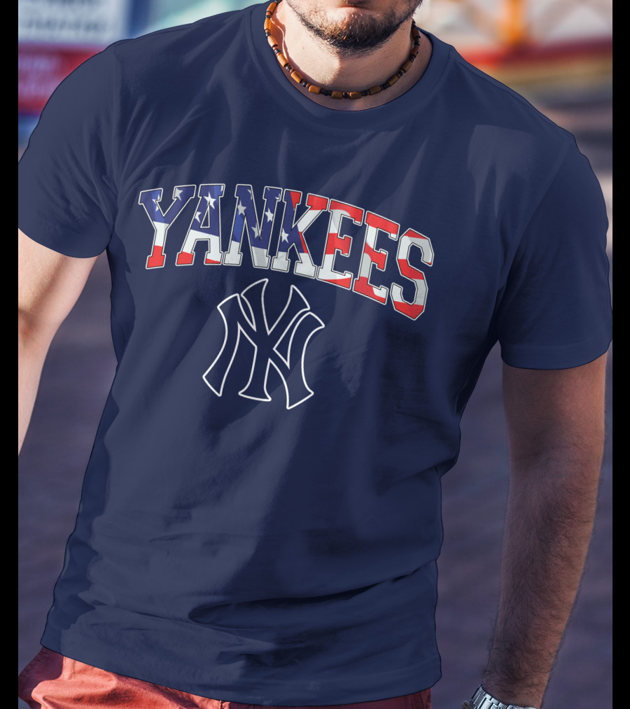 YANKEES American Flag NY T-Shirt