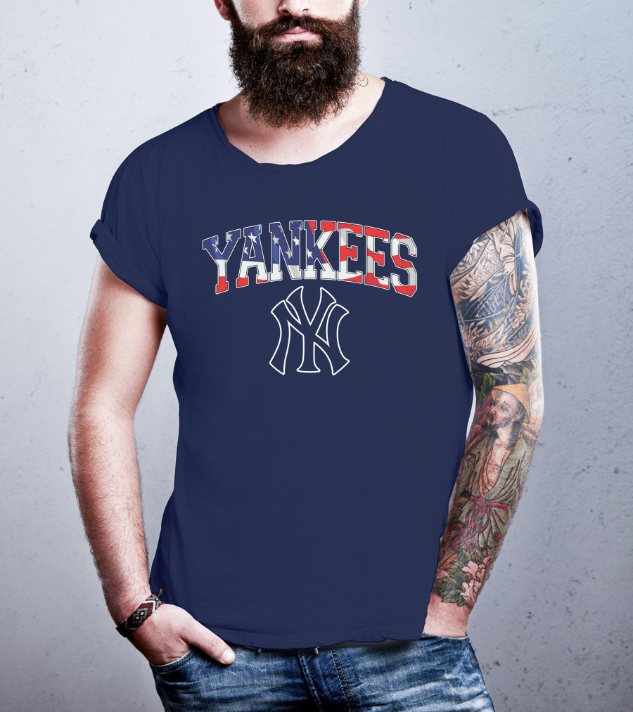 YANKEES American Flag NY T-Shirt