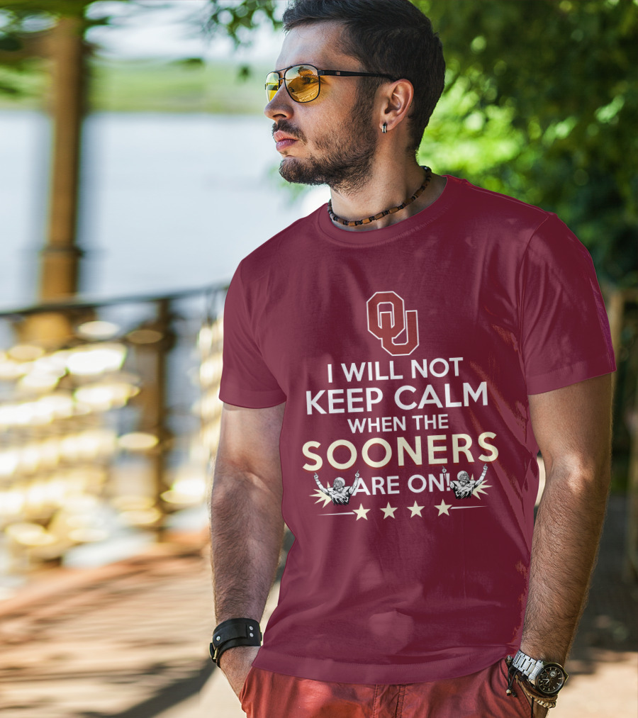 Ou Sooners Excitement Keep Calm Struggle T-Shirt