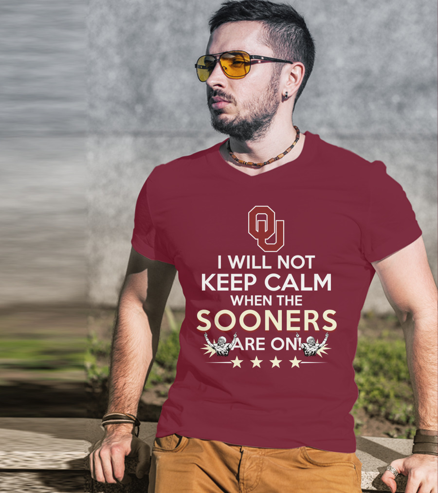 Ou Sooners Excitement Keep Calm Struggle T-Shirt
