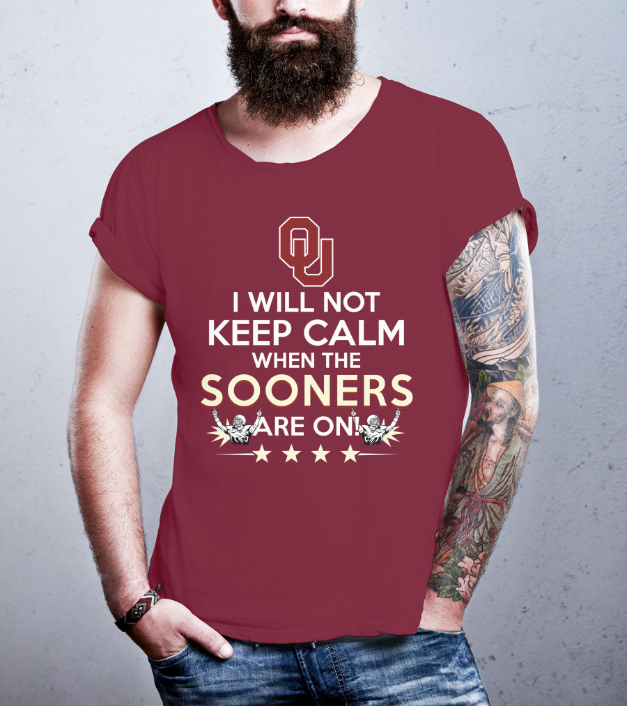 Ou Sooners Excitement Keep Calm Struggle T-Shirt