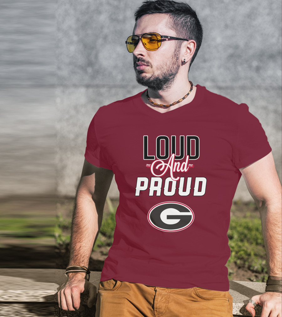 Loud And Proud Georgia Bulldogs G T-Shirt