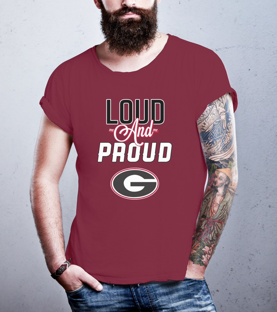 Loud And Proud Georgia Bulldogs G T-Shirt