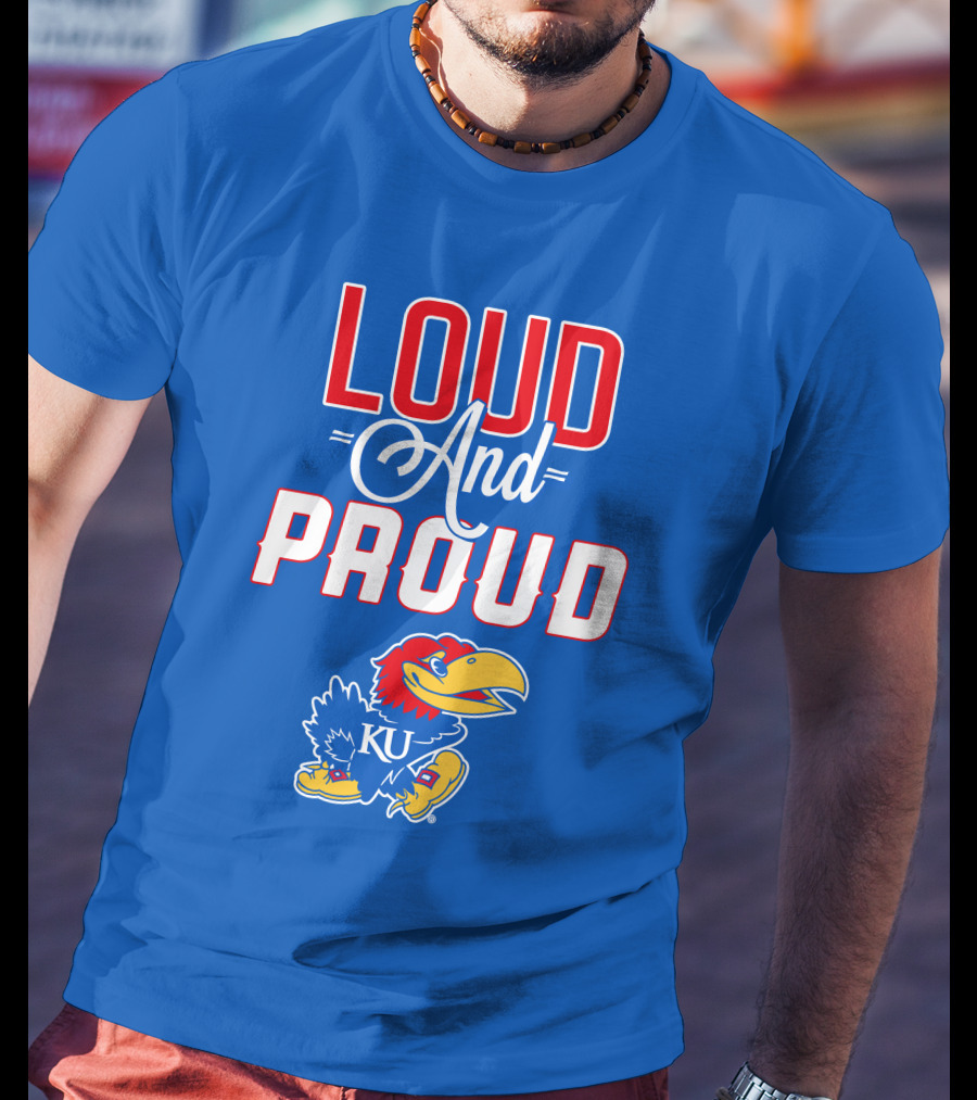 Kansas Jayhawks Loud And Proud KU Jayhawk T-Shirt