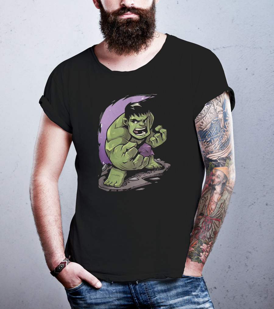 Hulk Marvel Comics Angry Green Superhero T-Shirt