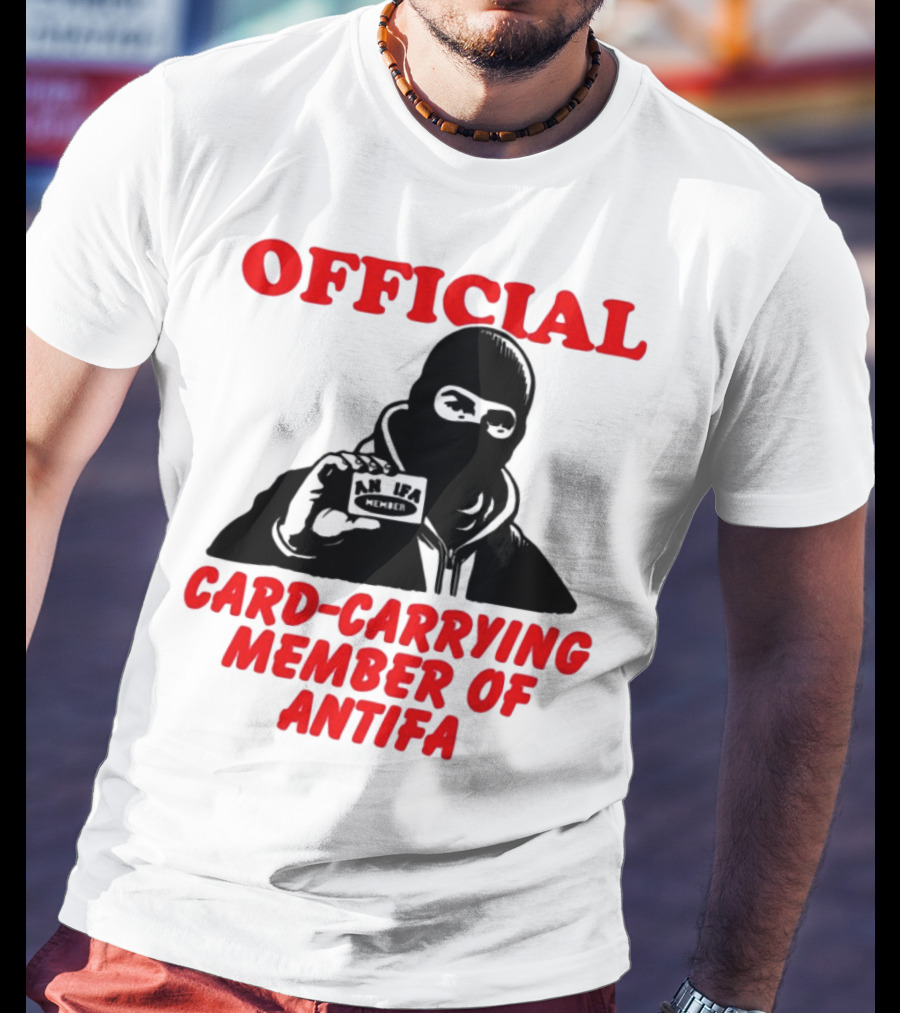Official Card-Carrying Member Of Antifa T-Shirt