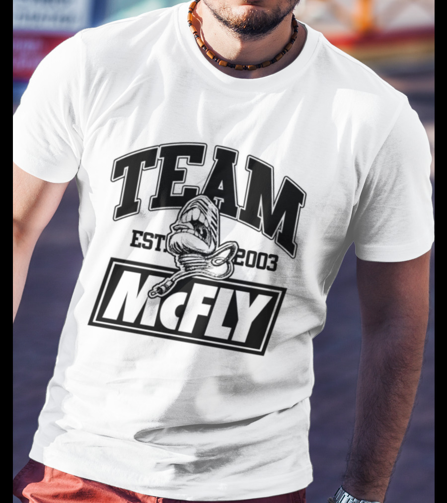 Team McFly Iconic Fist Bump Gesture T-Shirt