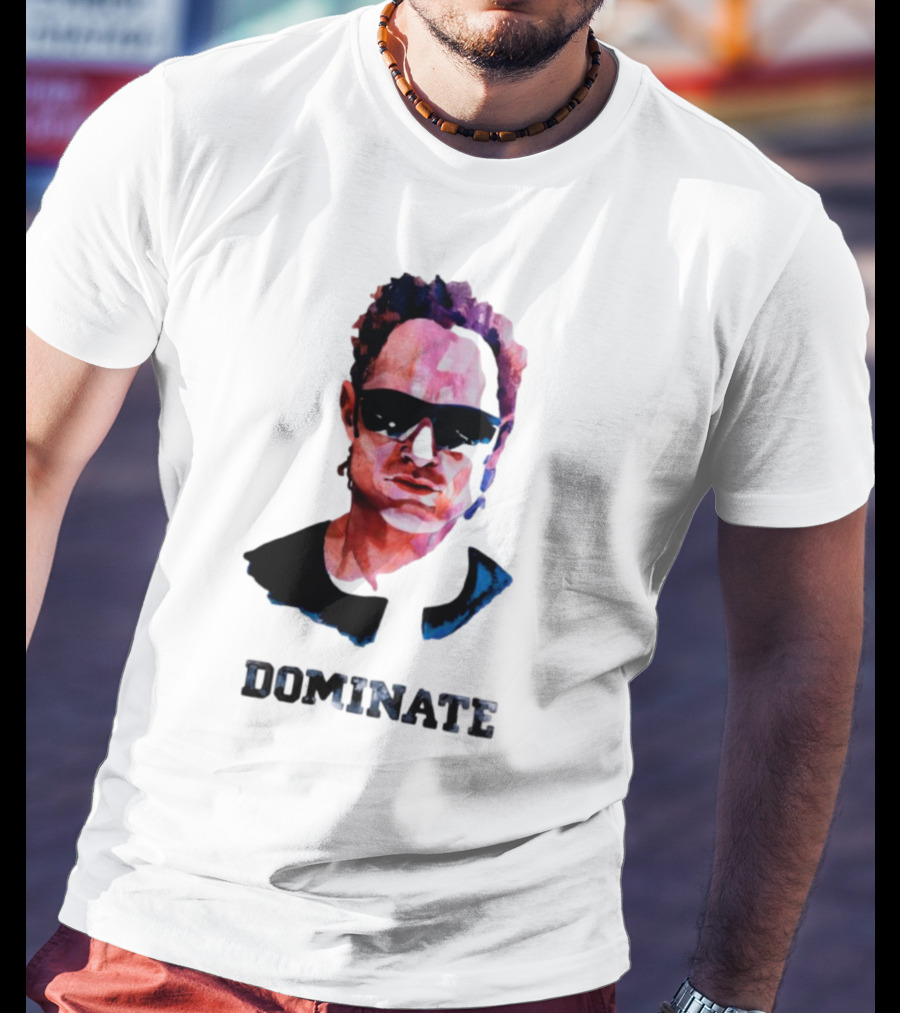Dominate Win Lose Bold Sunglasses Illustration T-Shirt