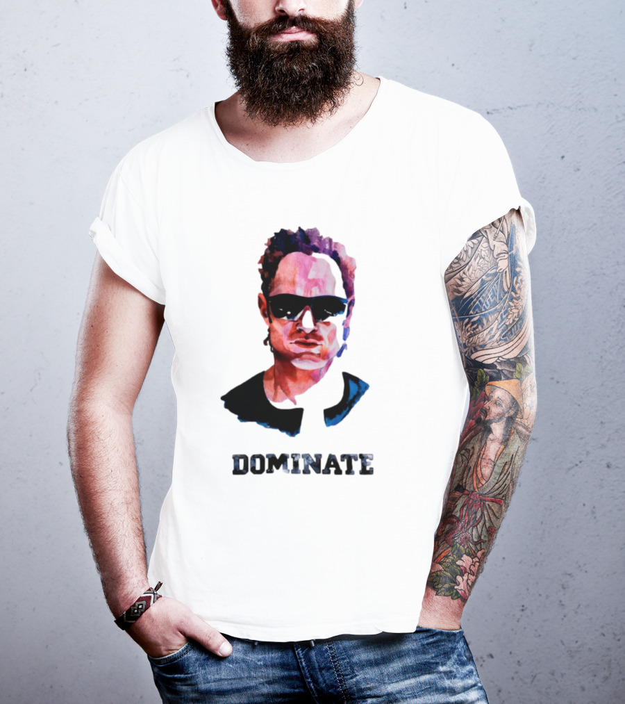 Dominate Win Lose Bold Sunglasses Illustration T-Shirt