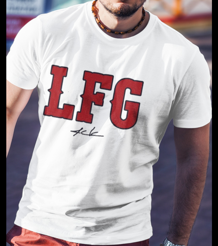 Alex Cora LFG Boston Red Sox October Baseball Signature T-Shirt