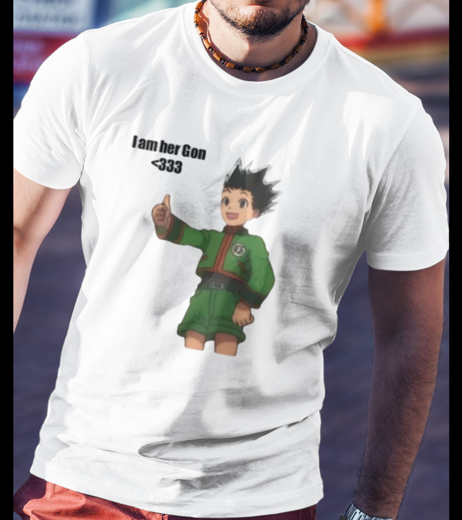 I Am Her Gon Anime Thumbs Up <333 Hunter Character T-Shirt