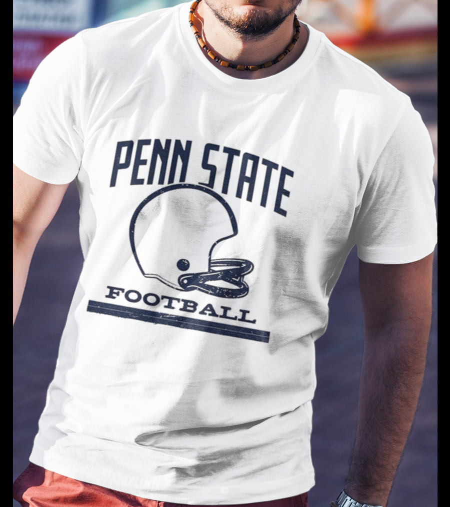 Penn State Football Vintage Helmet Design T-Shirt