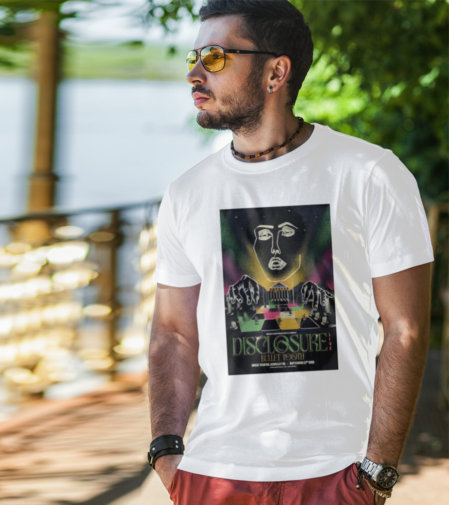 Disclosure Live Bullet Tooth September 27th 2025 Greek Theatre Berkeley CA T-Shirt