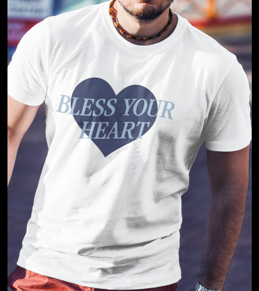 Bless Your Heart Megan Moroney Heart Design T-Shirt
