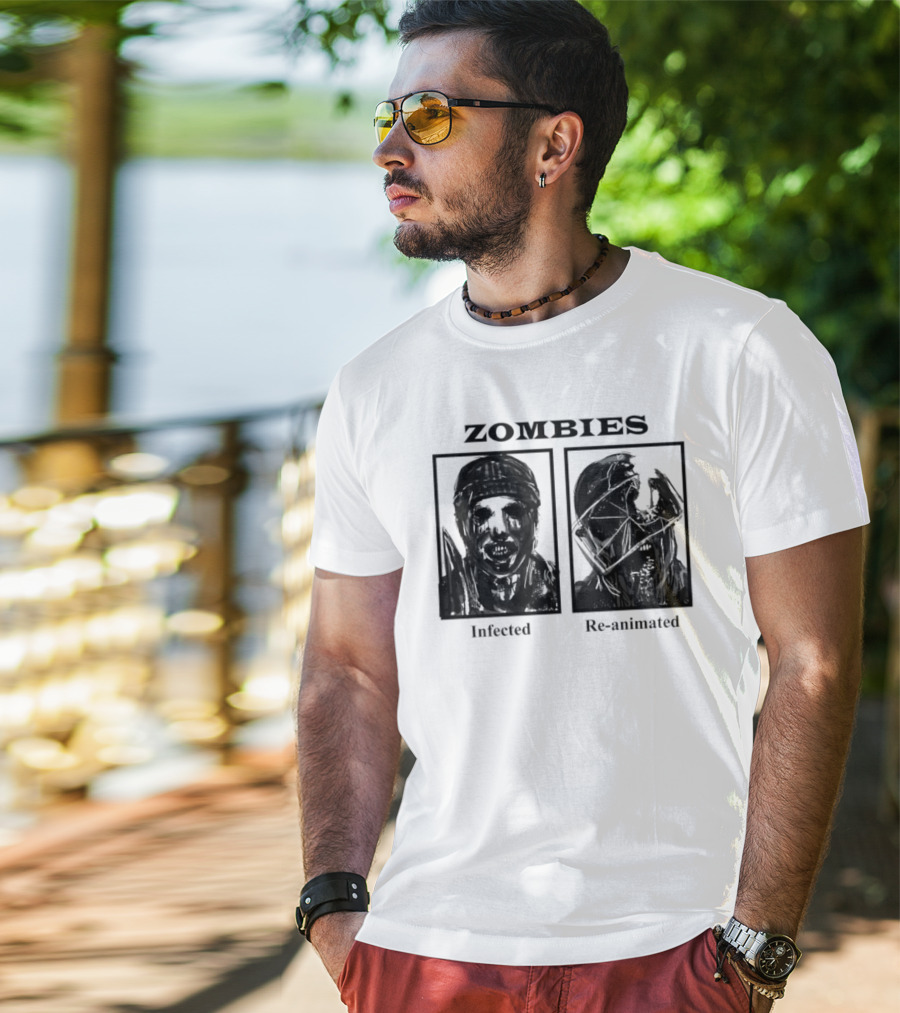 Zombies Infected Re-Animated Horror T-Shirt