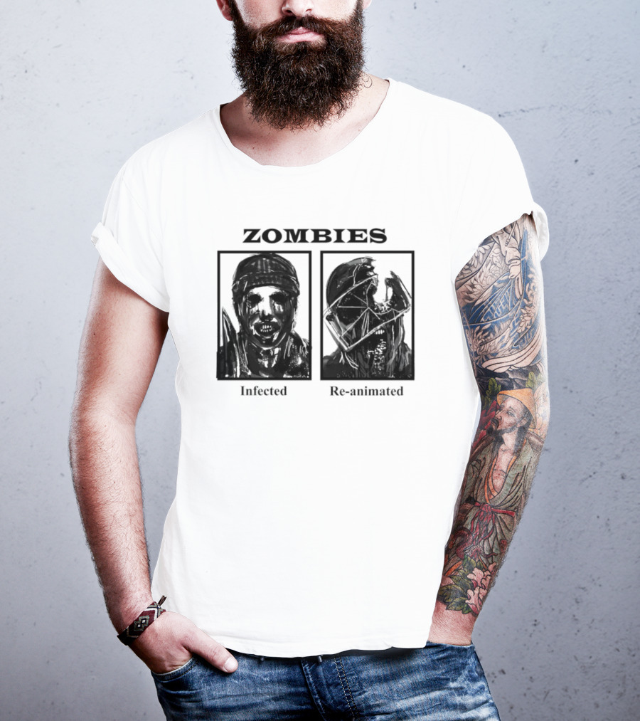 Zombies Infected Re-Animated Horror T-Shirt