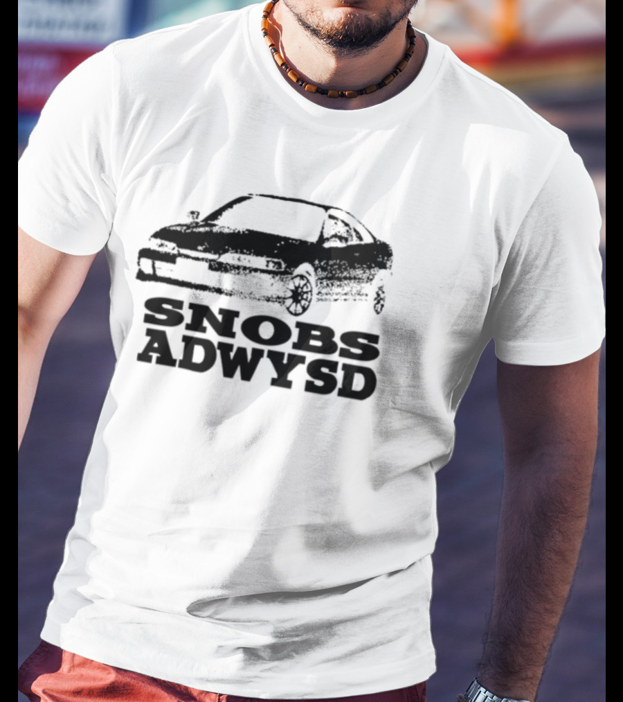 Snobs Always Forward Honda Civic Outline T-Shirt