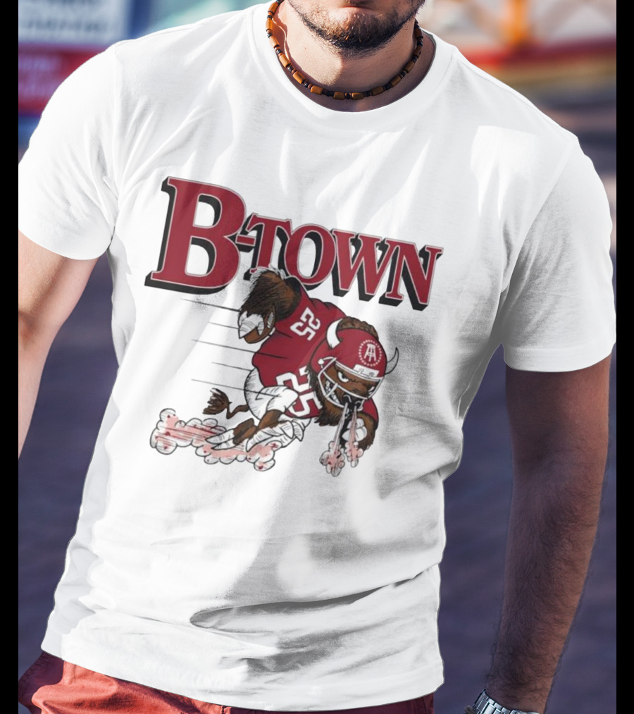 B-Town Bison Football Indiana Sooners 25 T-Shirt