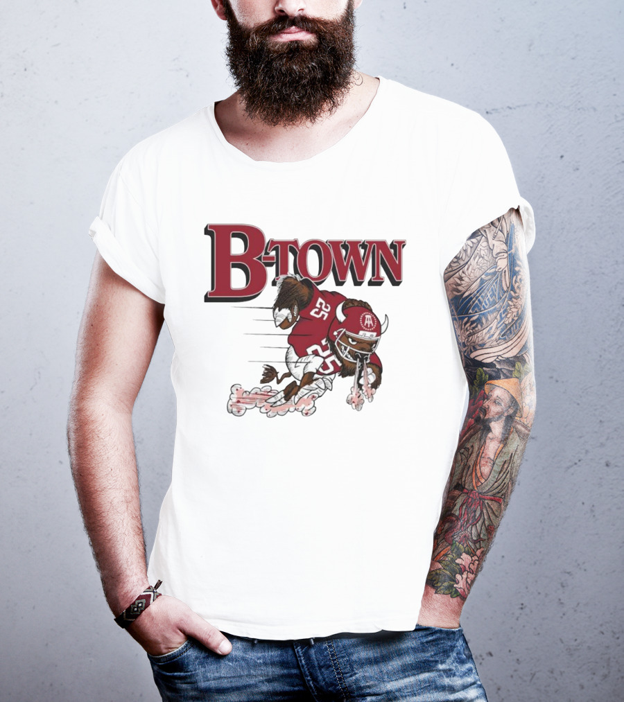B-Town Bison Football Indiana Sooners 25 T-Shirt