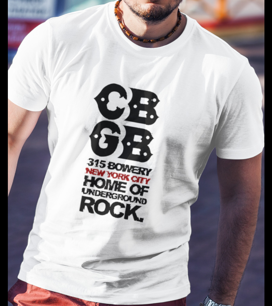 CBGB Festival 1973 New York City 315 Bowery Underground Rock T-Shirt