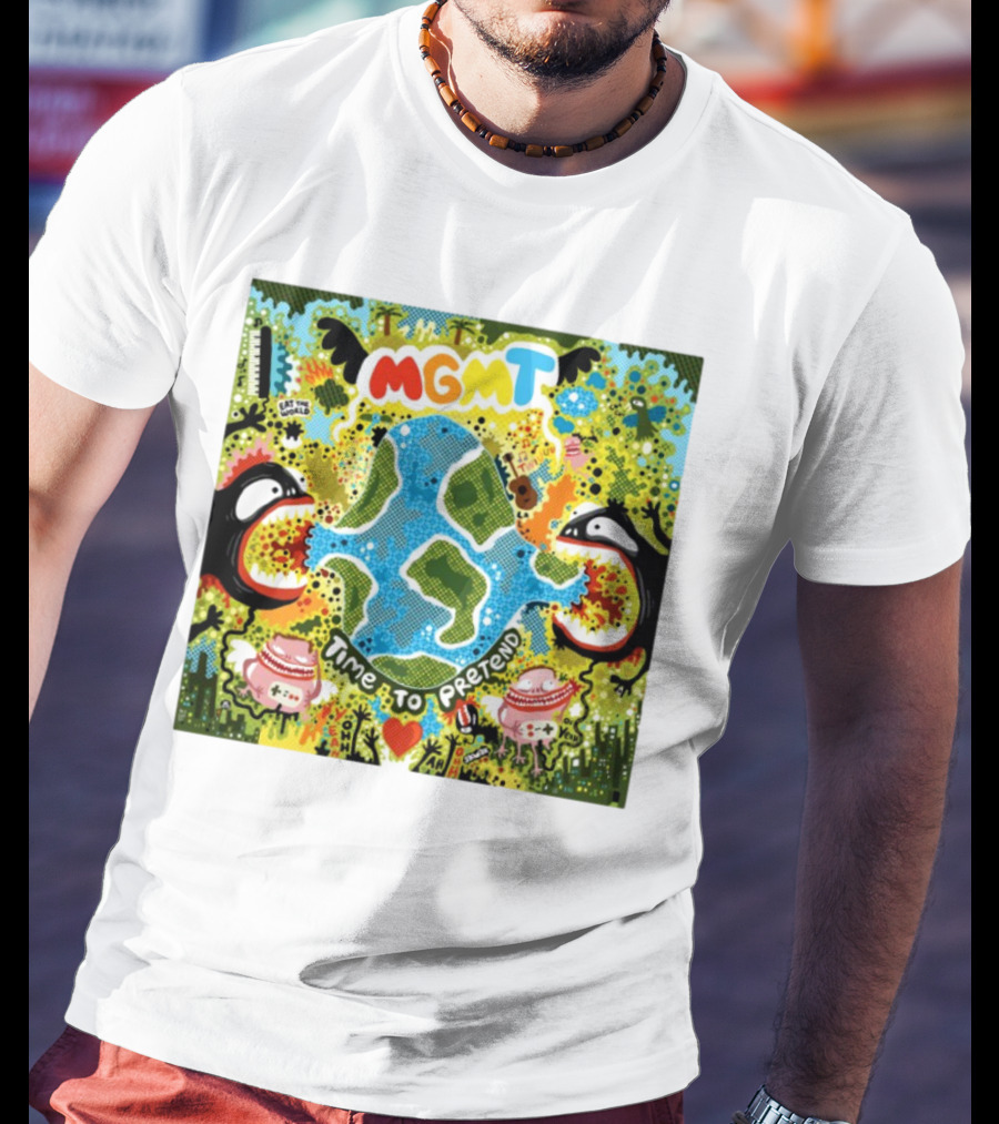 MGMT Time To Pretend EP Colorful Nature Fantasy Album Art T-Shirt