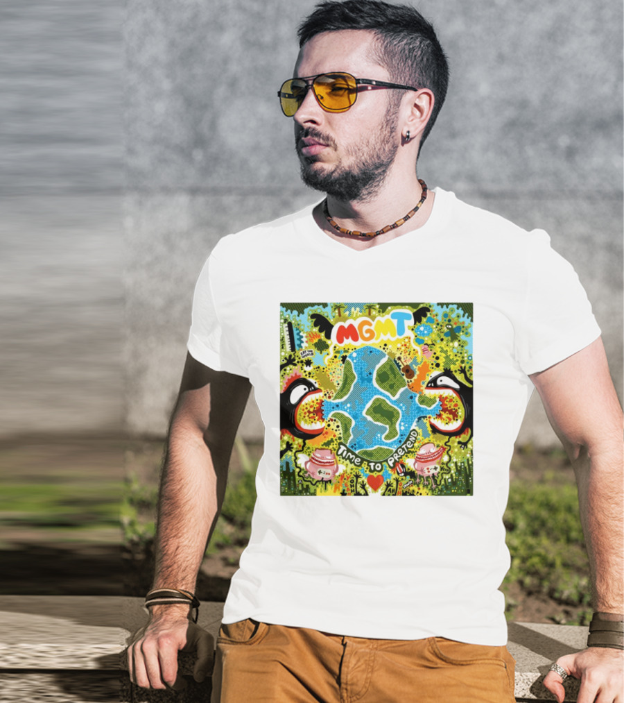 MGMT Time To Pretend EP Colorful Nature Fantasy Album Art T-Shirt