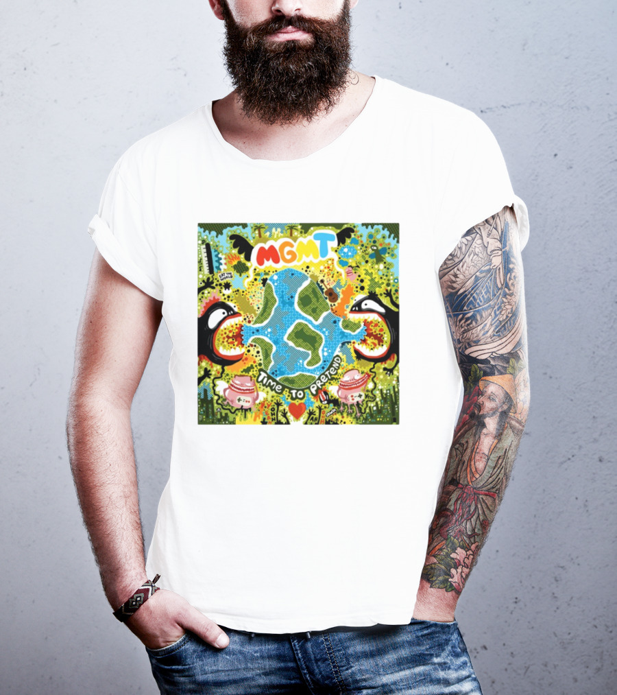 MGMT Time To Pretend EP Colorful Nature Fantasy Album Art T-Shirt