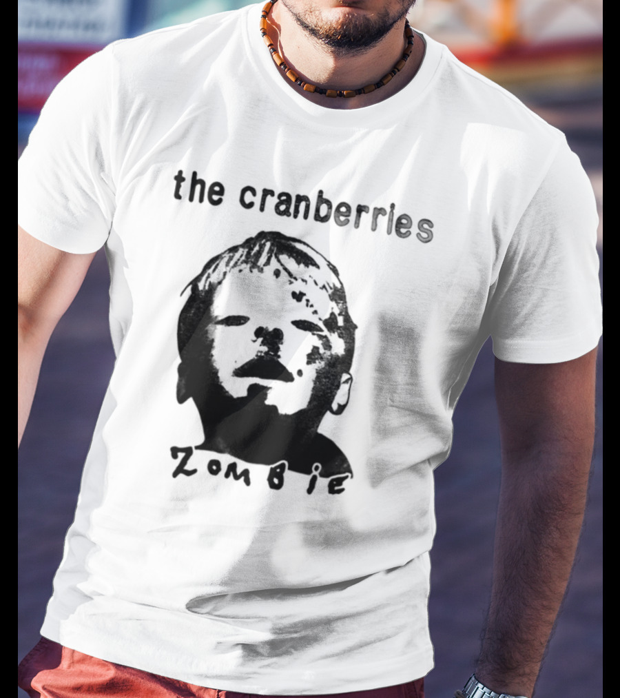 The Cranberries Zombie Kid Face Drawing T-Shirt