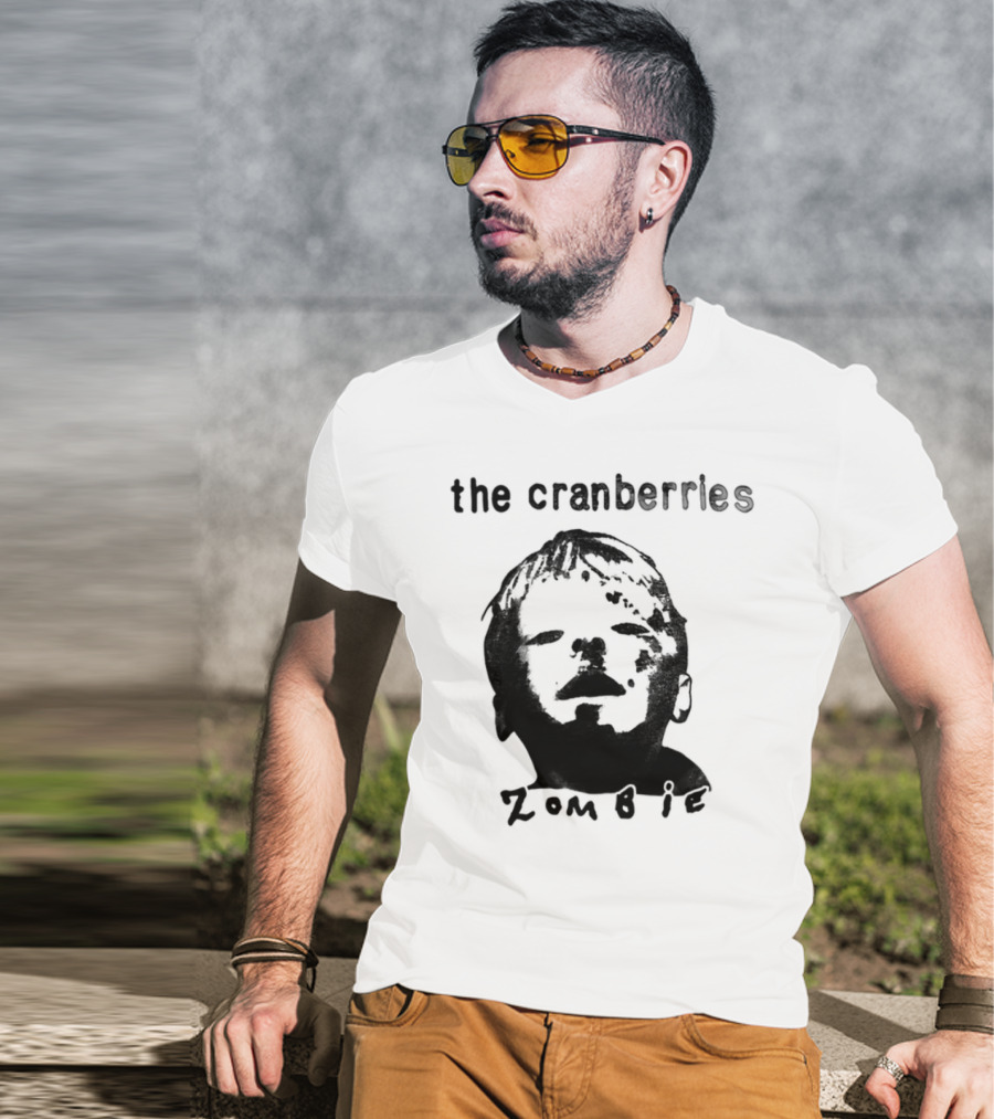 The Cranberries Zombie Kid Face Drawing T-Shirt