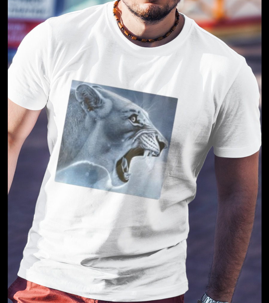Lion Rage Intense Roar Fierce Expression T-Shirt