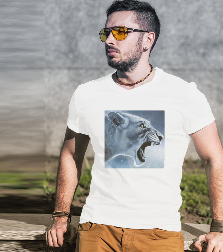Lion Rage Intense Roar Fierce Expression T-Shirt