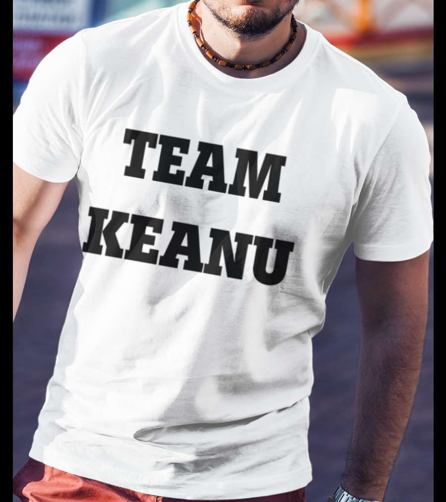 Team Keanu Simple Text Fan Logo T-Shirt