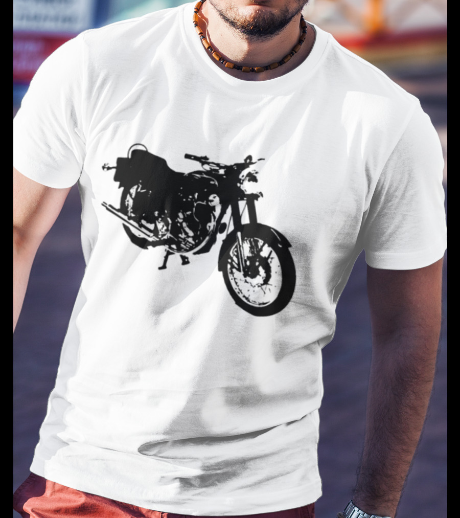 Bacon Hair Riding Motorcycle Fun Adventure T-Shirt