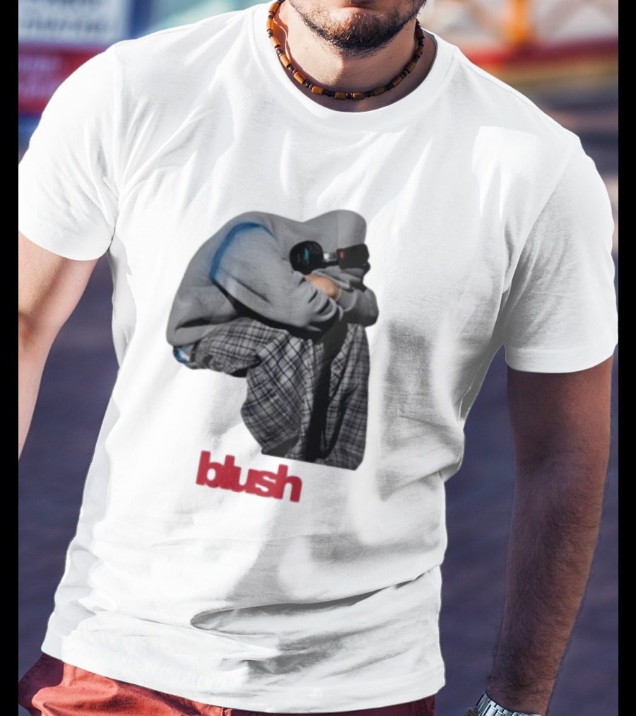Blush Headphones Plaid Pants Mood T-Shirt