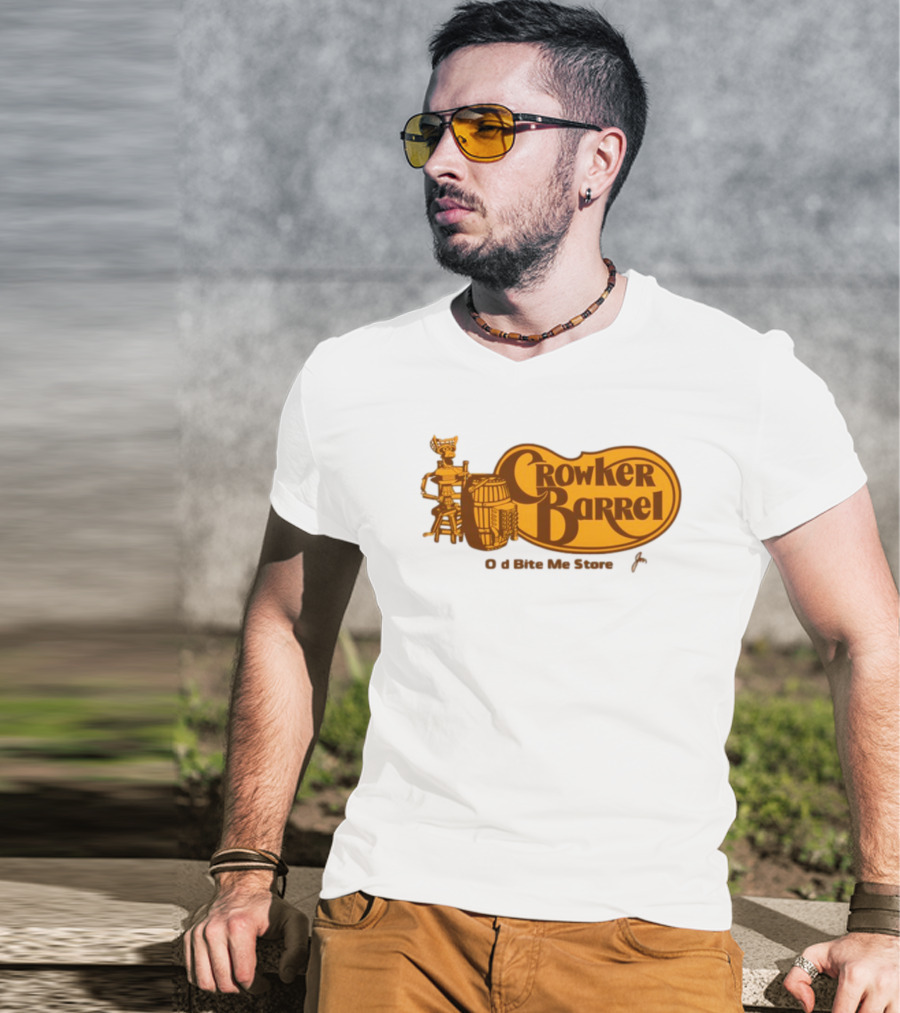 Crowker Barrel The Old Bite Me Store T-Shirt