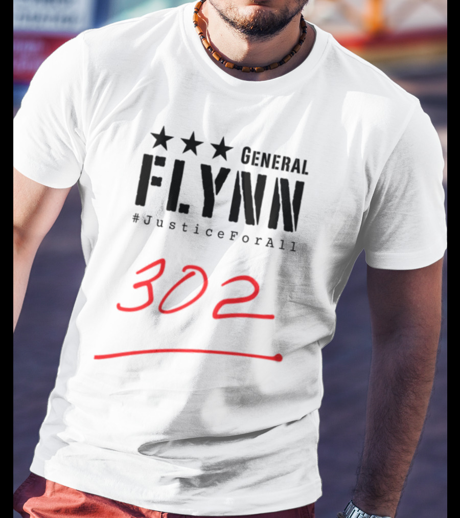General Flynn Justice For All 302 Signature T-Shirt