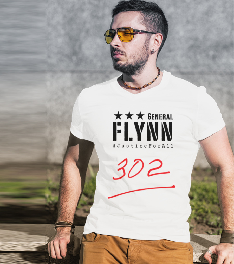 General Flynn Justice For All 302 Signature T-Shirt