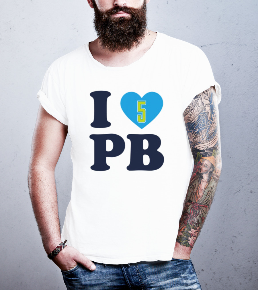 Azzi Fudd I Love 5 Heart Pb Paige Bueckers T-Shirt