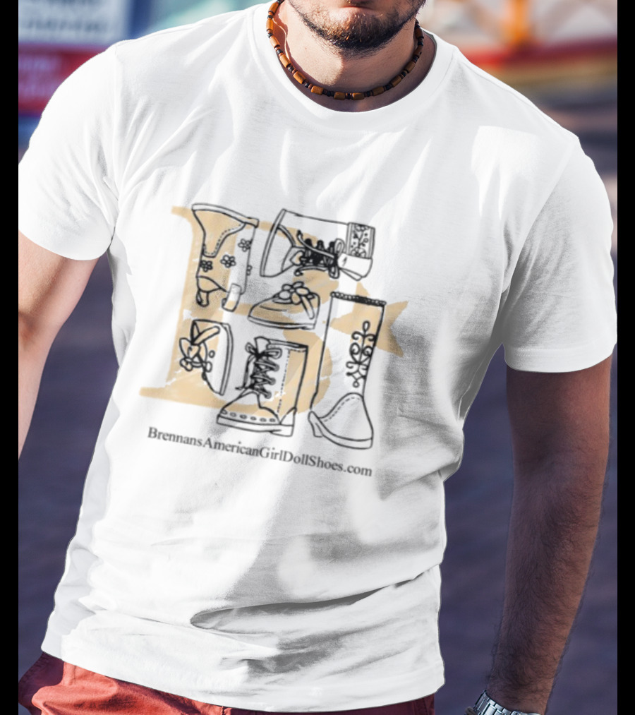 Brennan American Girl Doll Illustration Dot Com T-Shirt