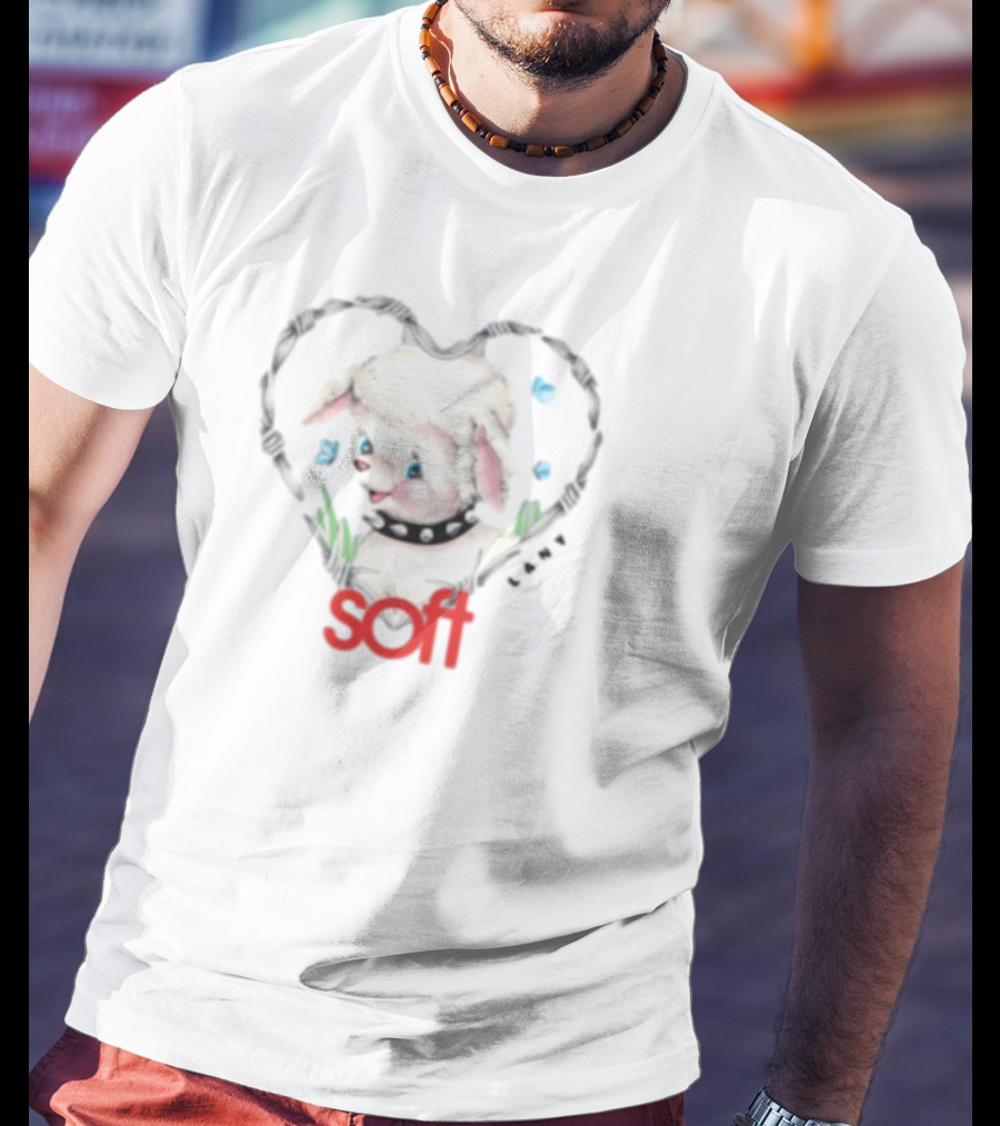 Lany Barbed Wire Lamb Soft Heart T-Shirt