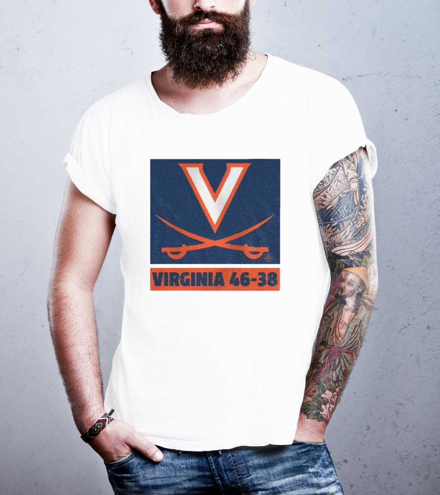 UVA Cavaliers Victory Hoos Did It Again Virginia 46-38 T-Shirt