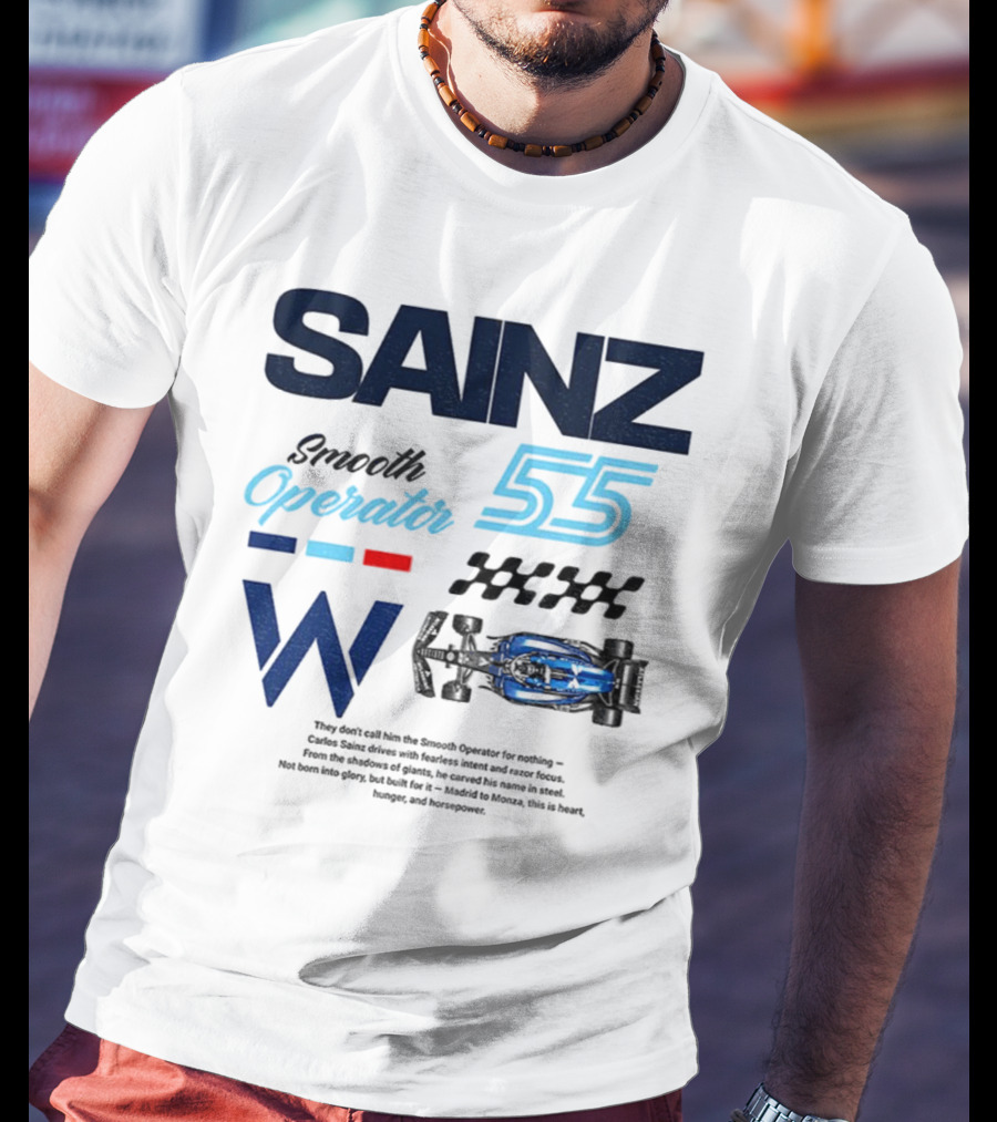 Sainz Operator 55 Williams Racing Smooth Operator T-Shirt